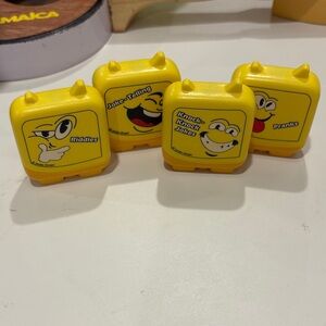 Fun Yellow Joke Box tonie Set Of 4 for Kids